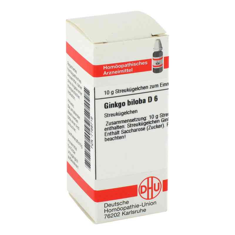 Ginkgo Biloba D6 Globuli 10 g von DHU-Arzneimittel GmbH & Co. KG PZN 07168719