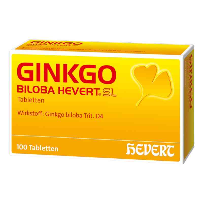 Ginkgo Biloba Hevert SL Tabletten 100 stk von Hevert-Arzneimittel GmbH & Co. KG PZN 20293990