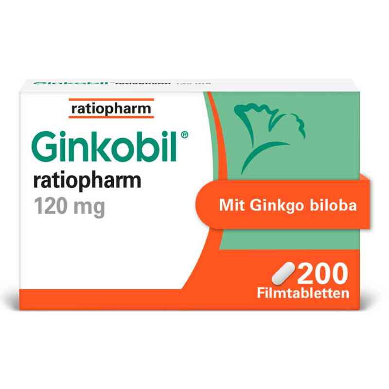Ginkobil ratiopharm 120mg mit Ginkgo biloba 200 stk von ratiopharm GmbH PZN 17507157