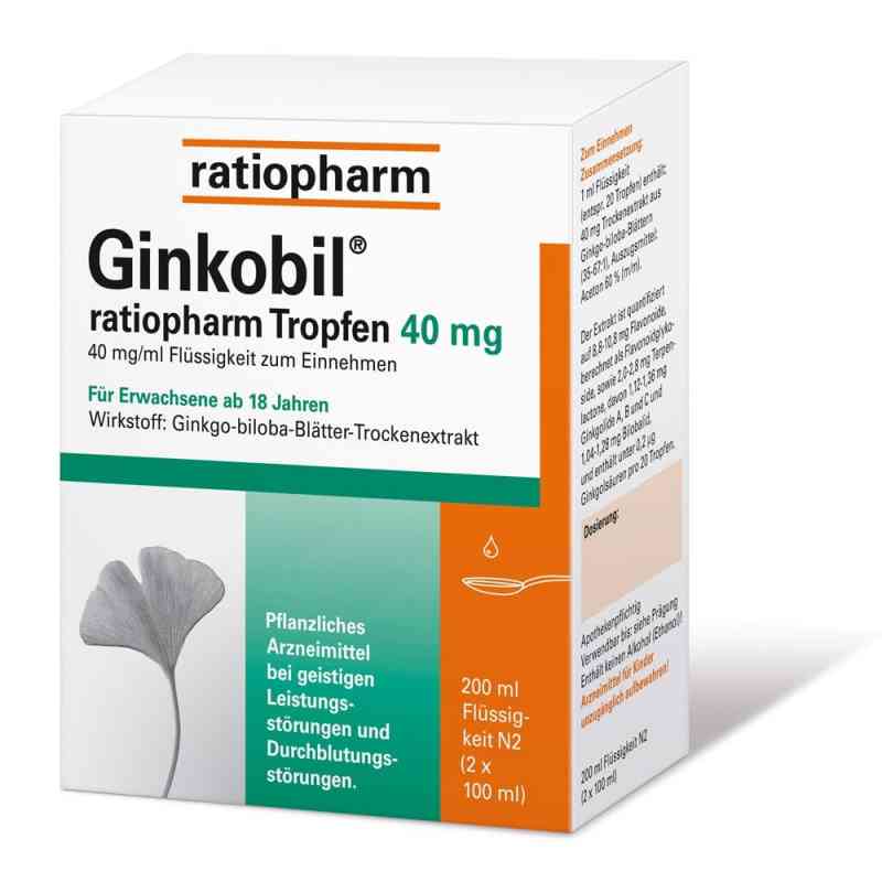 Ginkobil ratiopharm 40mg mit Ginkgo biloba 200 ml von ratiopharm GmbH PZN 06680906