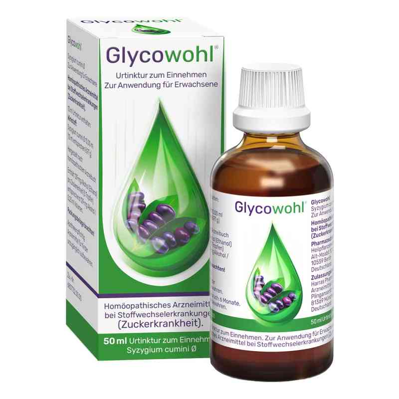 Glycowohl® pflanzliche Tropfen bei Diabetes und Blutzucker 50 ml von Heilpflanzenwohl GmbH PZN 13749314
