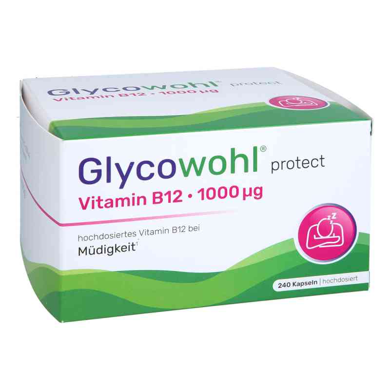 Glycowohl Vitamin B12 1000 µg Hochdosiert vegan Kapseln 240 stk von Heilpflanzenwohl GmbH PZN 20594881