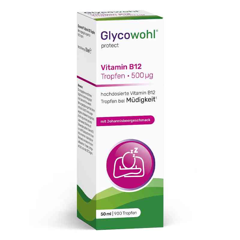 Glycowohl Vitamin B12 Tropfen 500 µg bei Müdigkeit 50 ml von Heilpflanzenwohl GmbH PZN 20352014