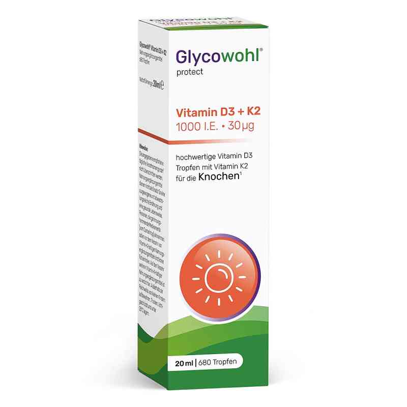 Glycowohl Vitamin D3 1000 I.E. + K2 30 µg Tropfen 20 ml von Heilpflanzenwohl GmbH PZN 19745375