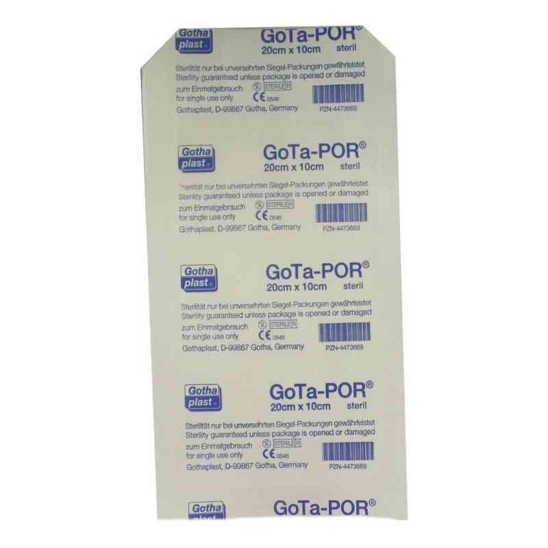 Gota-por Wundpflaster steril 100x200 mm 1 stk von Gothaplast GmbH PZN 04473669