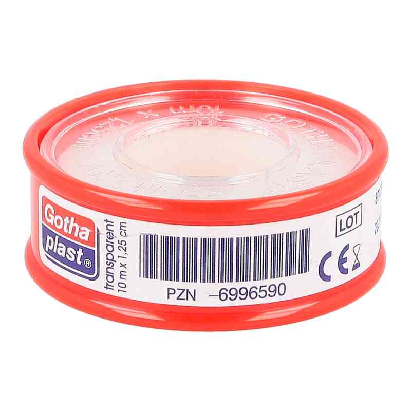 Gotha Flex Heftpfl. transparent 1,25cmx10m 1 stk von Gothaplast GmbH PZN 06996590