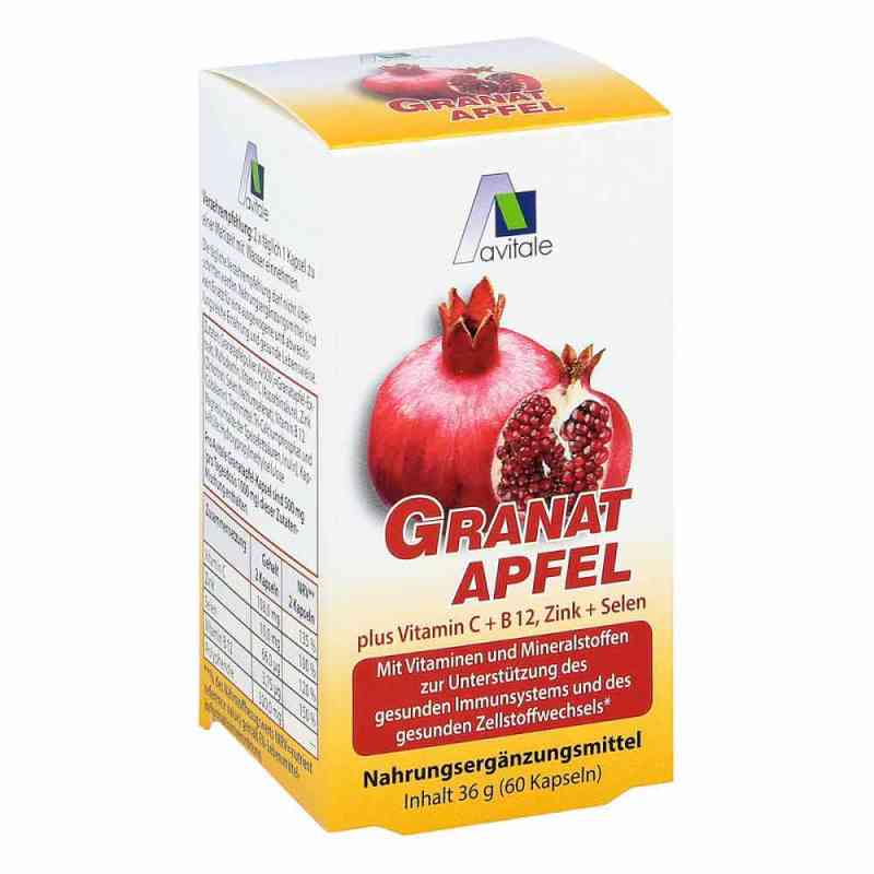 Granatapfel 500 mg plus Vitamine c + B12 + Zink + Selen 60 stk von Avitale GmbH PZN 09537871
