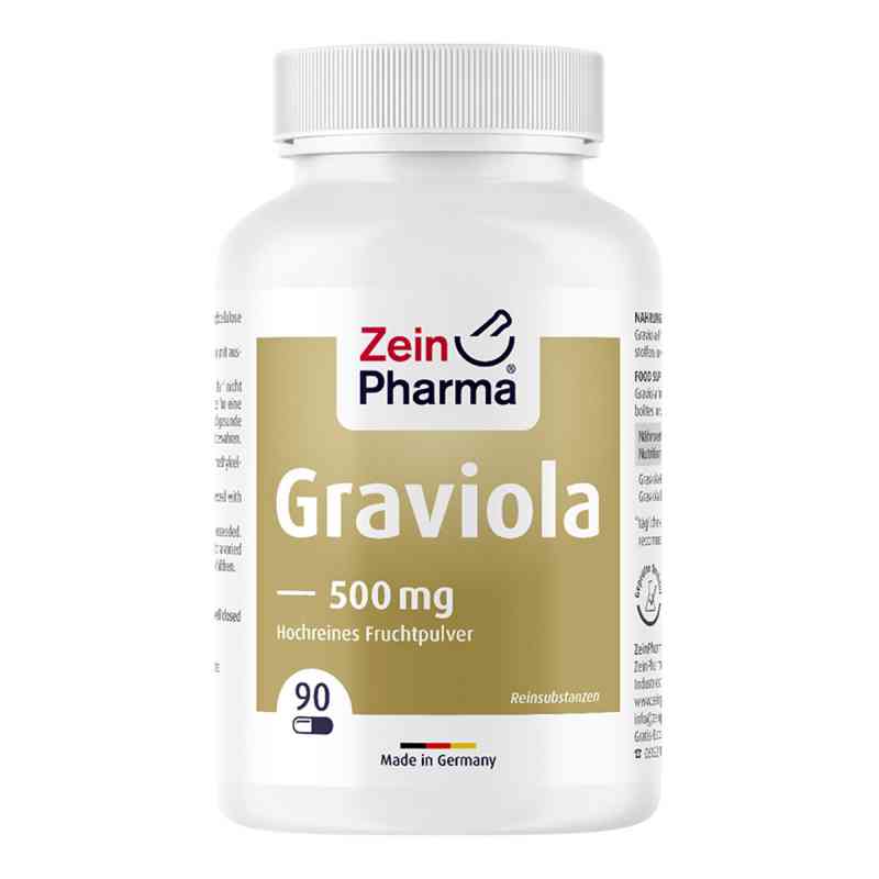 Graviola Kapseln 500 mg 90 stk von Zein Pharma - Germany GmbH PZN 10326004