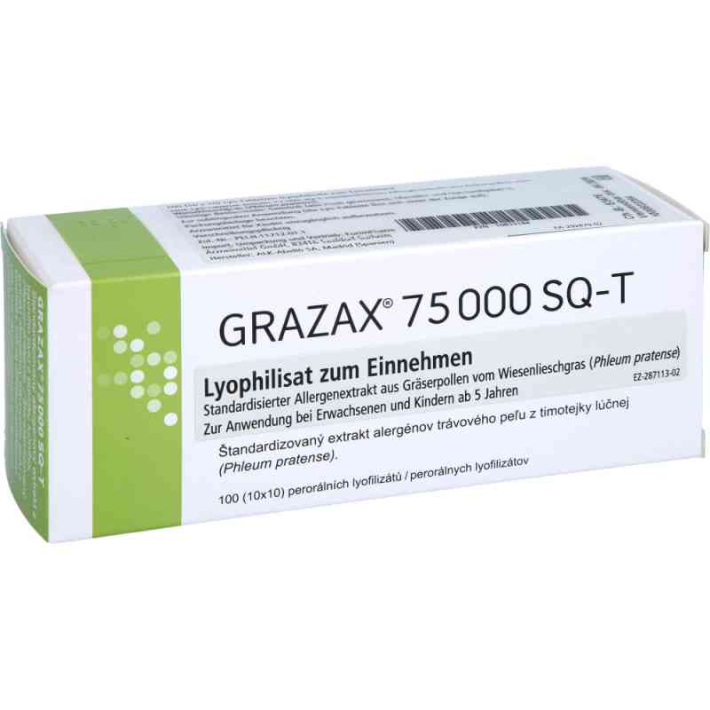 Grazax 75.000 Sq-t Lyo-tabletten 100 stk von EurimPharm Arzneimittel GmbH PZN 10833184