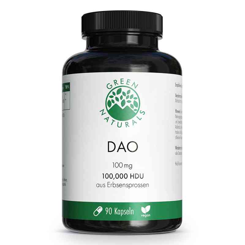 Green Naturals DAO 100 mg zum Histaminabbau vegan 90 stk von Heilpflanzenwohl GmbH PZN 19366206