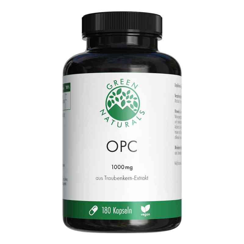 GREEN NATURALS OPC 1000 mg Kapseln vegan 180 stk von Heilpflanzenwohl GmbH PZN 19403367