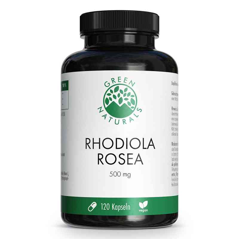 GREEN NATURALS Rhodiola Rosea 500 mg hochdosiert  120 stk von Heilpflanzenwohl GmbH PZN 18099200