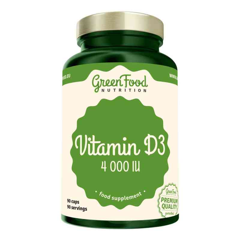 GreenFood Nutrition Vitamin D3 4.000 IU Kapseln 90 stk von  PZN 08106530