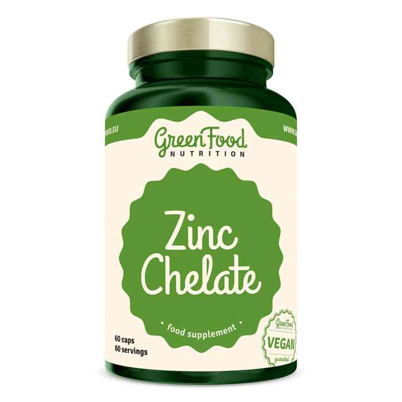 GreenFood Nutrition Zink Chelate Kapseln 60 stk von  PZN 08106515