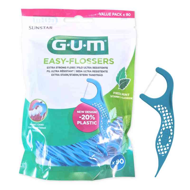 GUM EASY FLOSSERS, Zahnseidesticks, gewachst, mint 90 stk von Sunstar Deutschland GmbH PZN 15888787