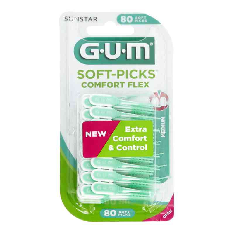 GUM SOFT-PICKS Comfort Flex regular 80 stk von Sunstar Deutschland GmbH PZN 15870327
