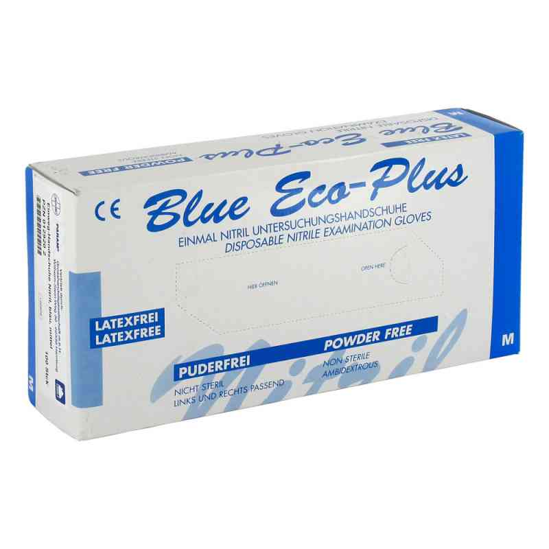 Handschuhe Einmal Nitril M blau 100 stk von Param GmbH PZN 00129202
