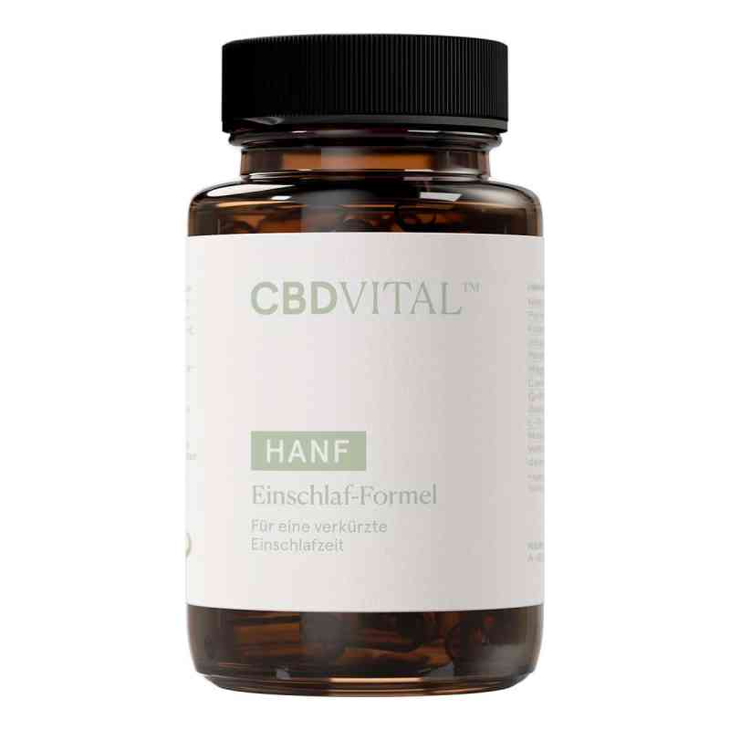 Hanf Einschlaf-Formel CBD VITAL Kapseln 60 stk von Vitrasan GmbH PZN 17362753