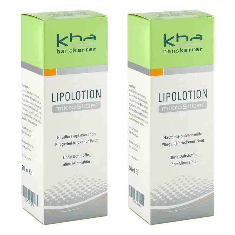Hans Karrer Lipolotion Mikrosilber 2x200 ml von Hans Karrer GmbH PZN 08105033