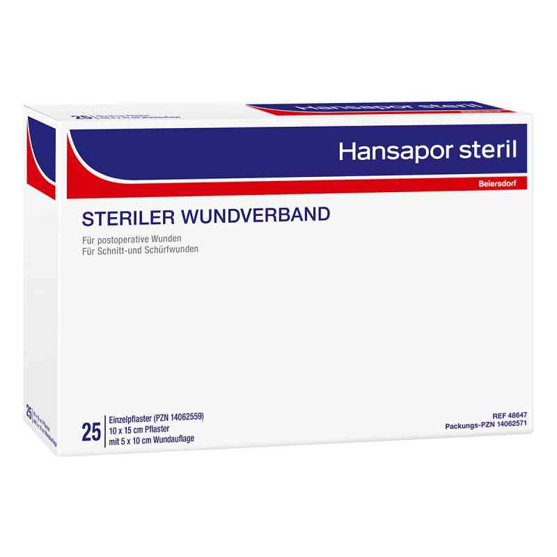 Hansapor steril Wundverband 10x15 cm 25 stk von Beiersdorf AG PZN 14062571