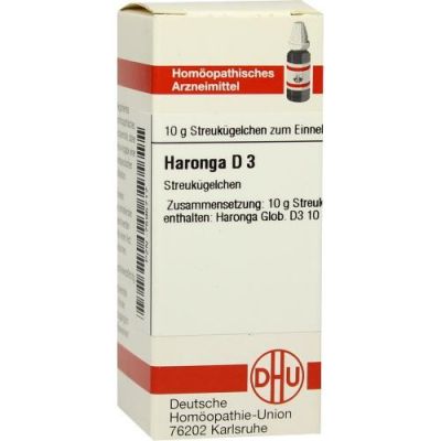 Haronga D3 Globuli 10 g von DHU-Arzneimittel GmbH & Co. KG PZN 07595717