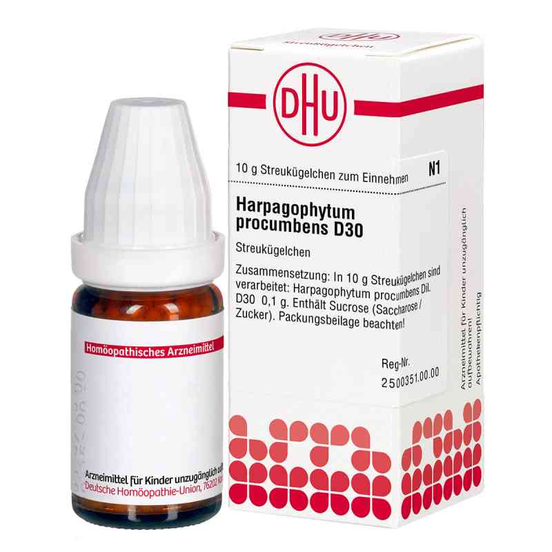 Harpagophytum Proc. D30 Globuli 10 g von DHU-Arzneimittel GmbH & Co. KG PZN 07595723