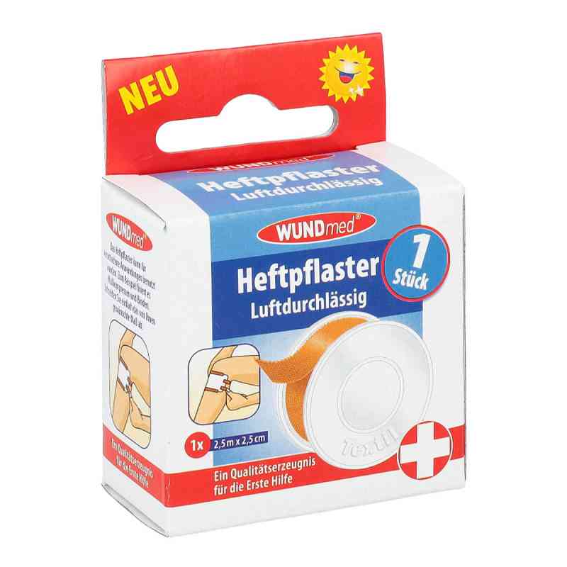 Heftpflaster Textil 2,5 cmx2,5 m 1 stk von Axisis GmbH PZN 09735051