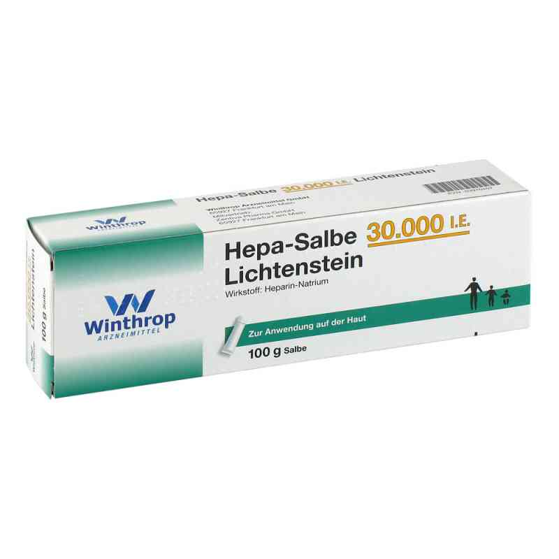 Hepa-Salbe 30000 internationale Einheiten Lichtenstein 100 g von Zentiva Pharma GmbH PZN 03970207