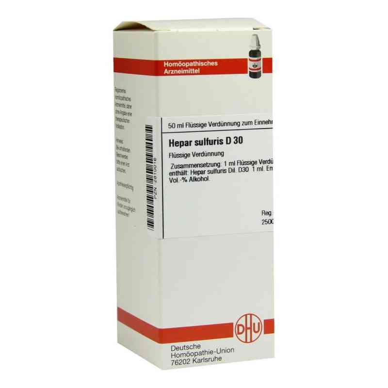 Hepar Sulfuris D30 Dilution 50 ml von DHU-Arzneimittel GmbH & Co. KG PZN 02810016