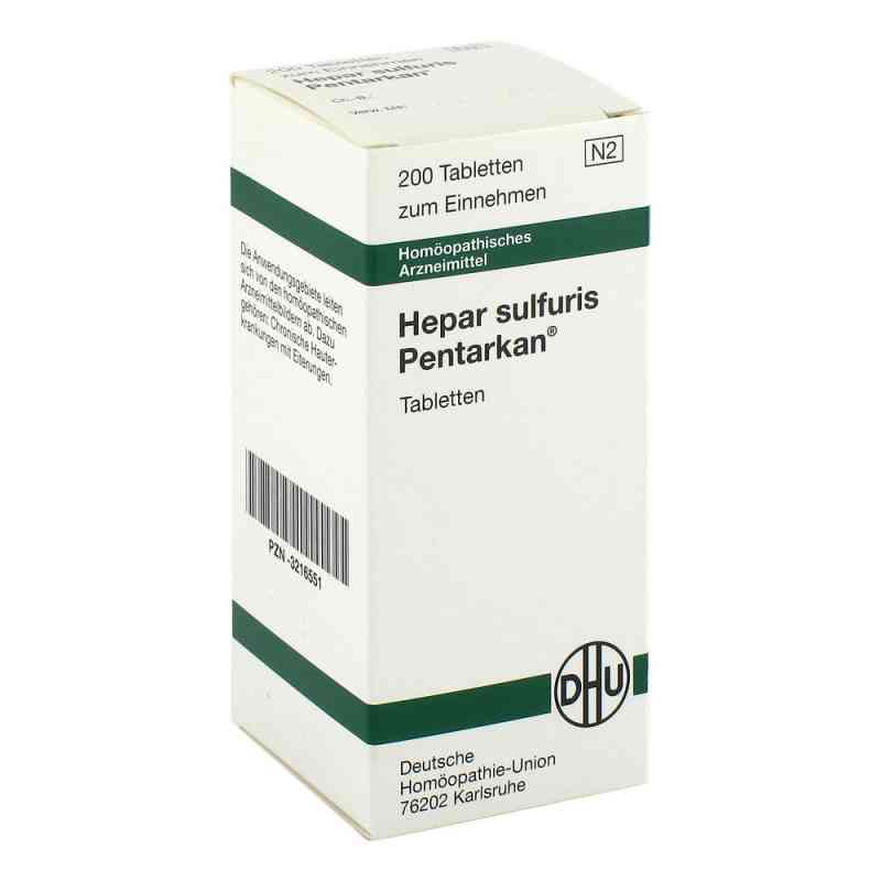 Hepar Sulfuris Pentarkan Tabletten 200 stk von DHU-Arzneimittel GmbH & Co. KG PZN 03216551