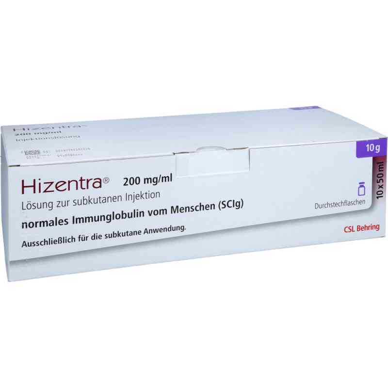 Hizentra 200 mg/ml Lö.z.subkutanen Injektion 10 g 10X50 ml von CSL Behring GmbH PZN 06613991