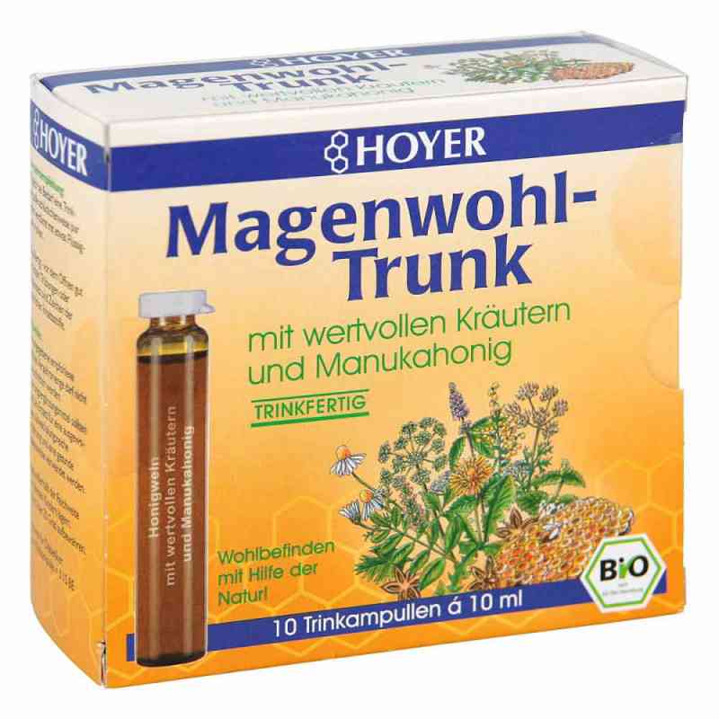 Hoyer Magenwohl Trunk Trinkampullen 10X10 ml von HOYER GmbH PZN 05567622