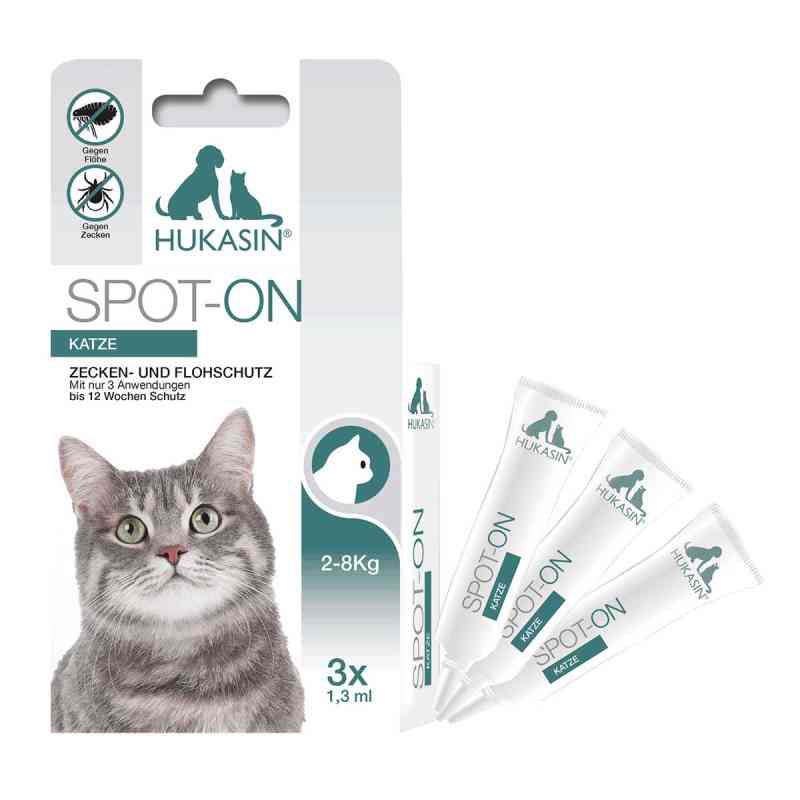 Hukasin Spot on Katze 3X0.7 ml von Evolsin medical UG (haftungsbeschränkt) PZN 19079872