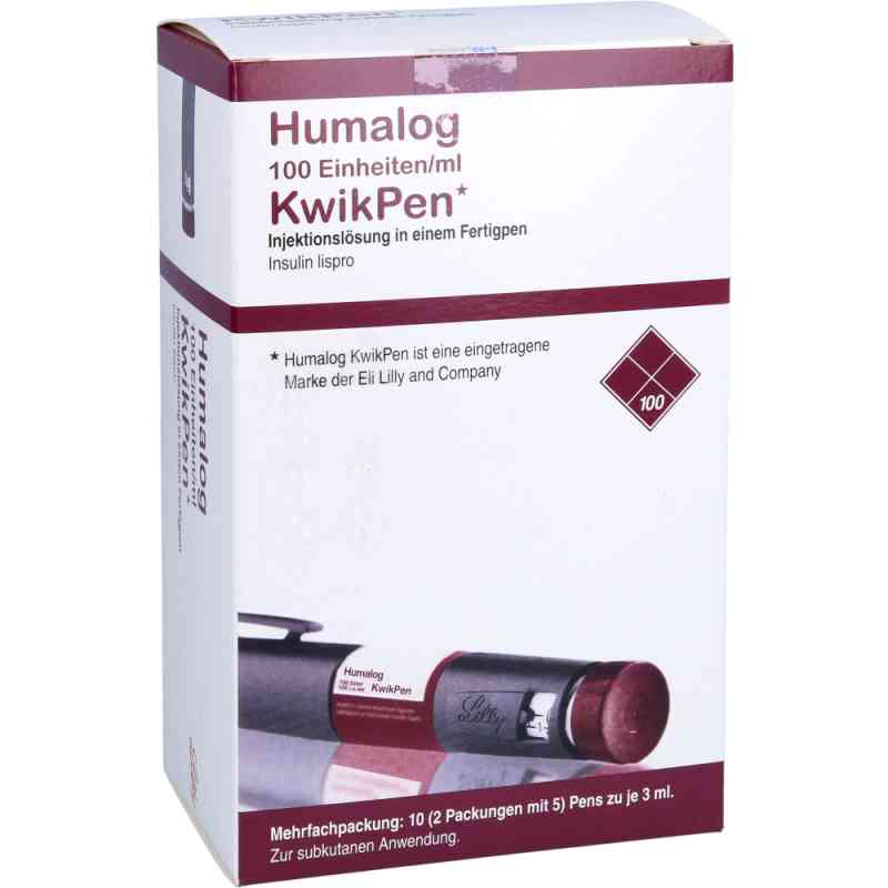 Humalog 100 Einheiten/ml KwikPen 3ml 10 stk von kohlpharma GmbH PZN 05460367