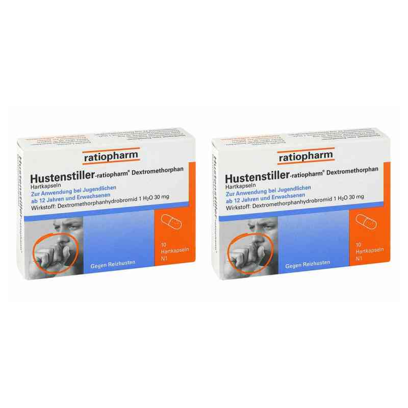 Hustenstiller ratiopharm Dextromethorphan 2x10 stk von ratiopharm GmbH PZN 08101635