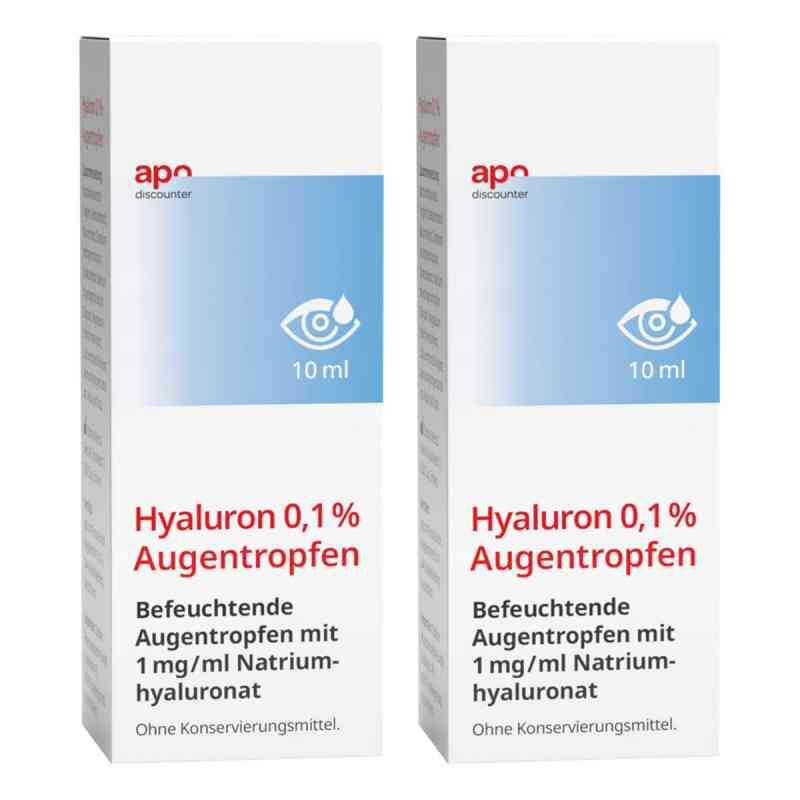 Hyaluron 0,1% Augentropfen von apodiscounter 2x10 ml von GIB Pharma GmbH PZN 08101986