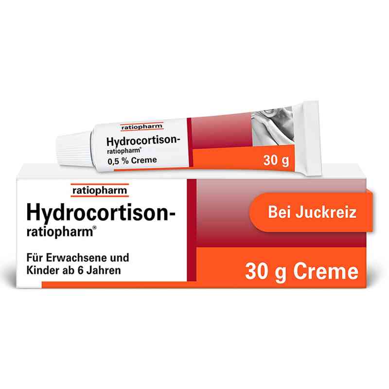 Hydrocortison ratiopharm 0,5%, Creme 30 g von ratiopharm GmbH PZN 09703312