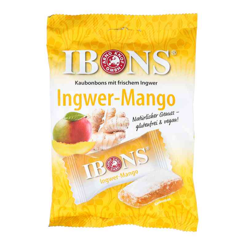 Ibons Ingwer Mango Tüte Kaubonbons 92 g von Arno Knof GmbH PZN 16884596