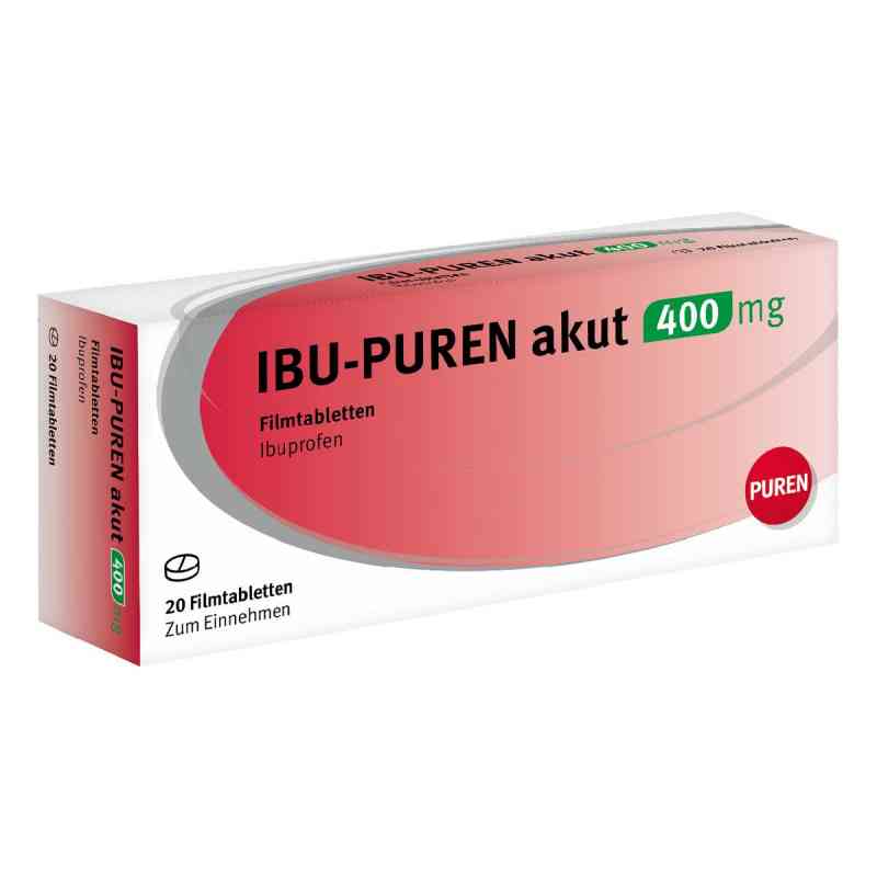 Ibu-Puren Akut 400 mg Filmtabletten 20 stk von PUREN Pharma GmbH & Co. KG PZN 15877973