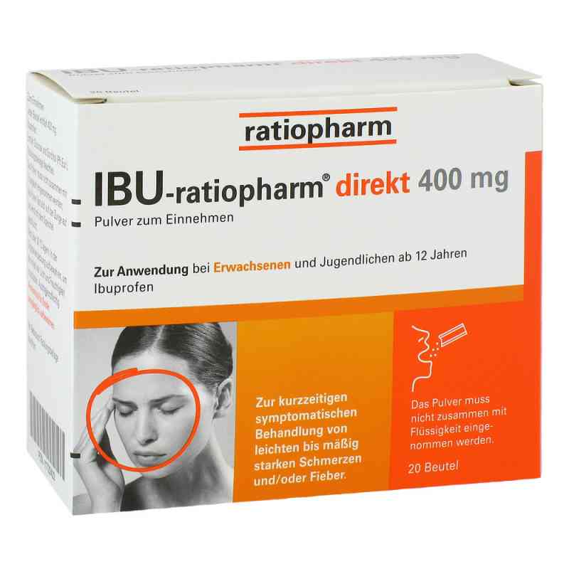 Ibu Ratiopharm direkt 400 mg Ibuprofen Pulver zum Einnehmen 20 stk von ratiopharm GmbH PZN 11722423