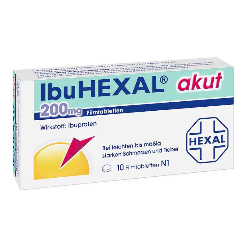 IbuHEXAL akut 200mg 10 stk von Hexal AG PZN 02222420