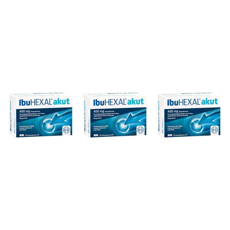 IbuHEXAL® akut 400 mg Filmtabletten 3x50 stk von Hexal AG PZN 08105155