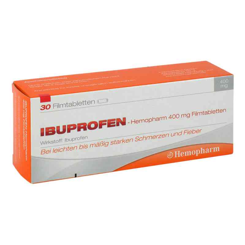 Ibuprofen-Hemopharm 400mg 30 stk von Hemopharm GmbH PZN 07411025