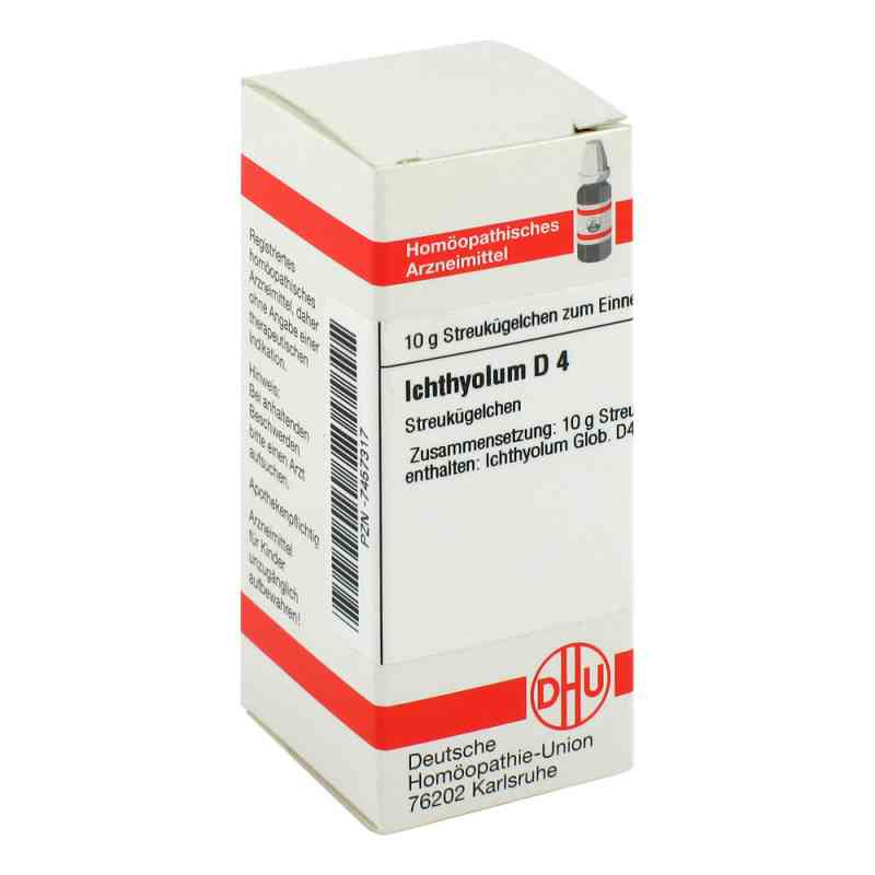 Ichthyolum D4 Globuli 10 g von DHU-Arzneimittel GmbH & Co. KG PZN 07457317