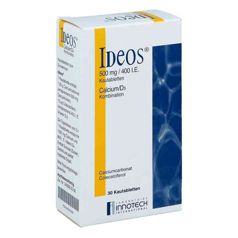 Ideos 500mg/400 internationale Einheiten 30 stk von LABORATOIRE INNOTECH INTERNATIONAL PZN 00578182