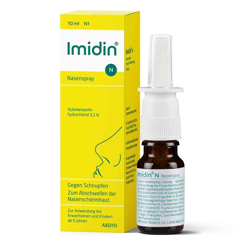 Imidin N Nasenspray 10 ml von Aristo Pharma GmbH PZN 04507581