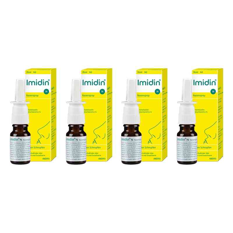Imidin N Nasenspray 4x15 ml von Aristo Pharma GmbH PZN 08104670