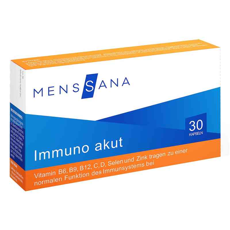 Immuno akut MensSana Kapseln 30 stk von MensSana AG PZN 09706747