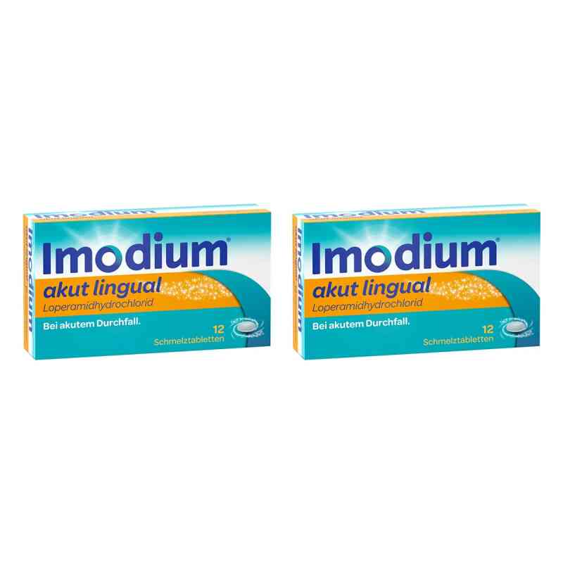 Imodium® akut lingual – Schmelztabletten 2x12 stk von Kenvue Germany GmbH (OTC) PZN 08102247