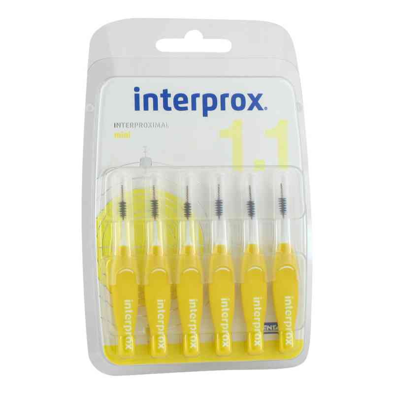 Interprox reg mini gelb Interdentalbürste Blister 6 stk von DENTAID GmbH PZN 09043353